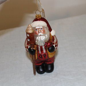 Santa Christmas Ornament - New with Tag